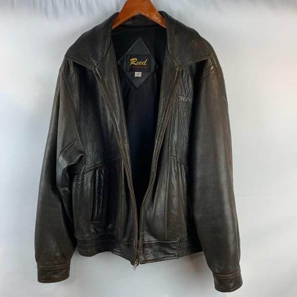 Vintage Reed Leather Corvette Jacket – Made in USA Tag - Rare Find - Picture 6 of 9